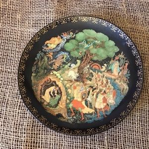 Vintage 1989 Russian Legends Fairy Tale porcelain plate. Plate #4 in the…